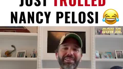 LOL: Congressman Trolls Nancy Pelosi Perfectly!