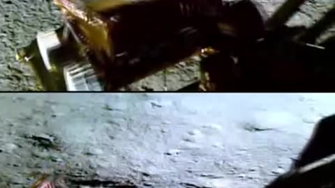 India’s Moonwalk starts! ISRO releases video of Chandrayaan 3 #PragyaanRover #MoonWalk #Chandrayaan3