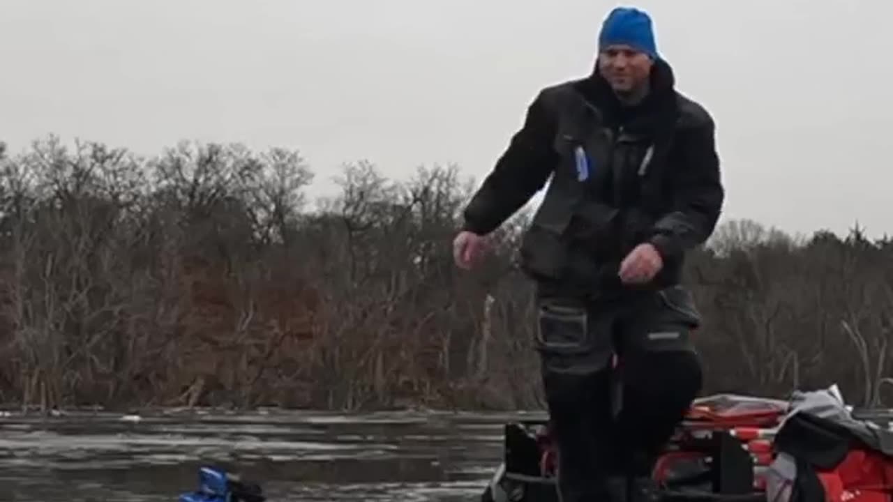 Jawjacker Ice Fishing! Is there Anything More Exciting than when it Sets that Hook?!