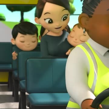 Baby wheel on the bus