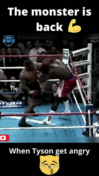 When Mike Tyson get angry he become a real monster #boxing #highlights #sports