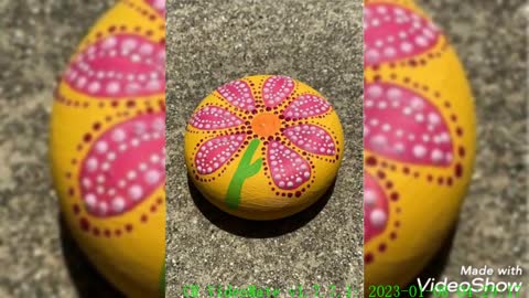 beautiful and trending stone rock painting ideas