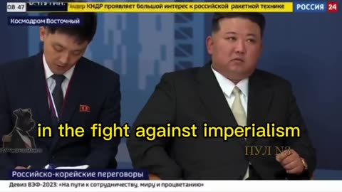 Kim Jong Un Says He Stands With Russia