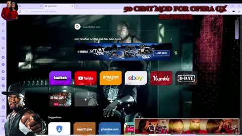 50 Cent Mod For Opera GX Browser