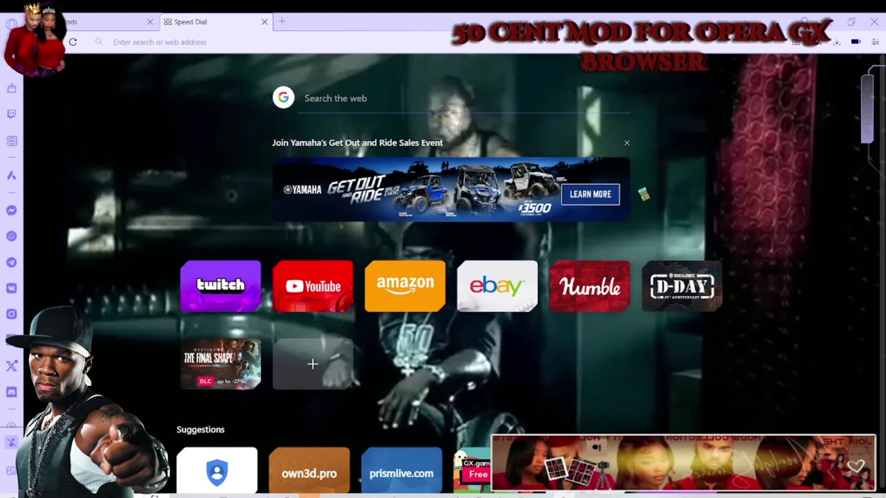 50 Cent Mod For Opera GX Browser