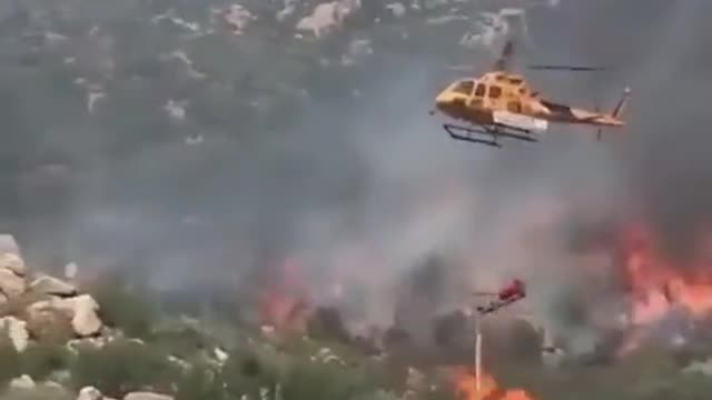 Fighting fires ..