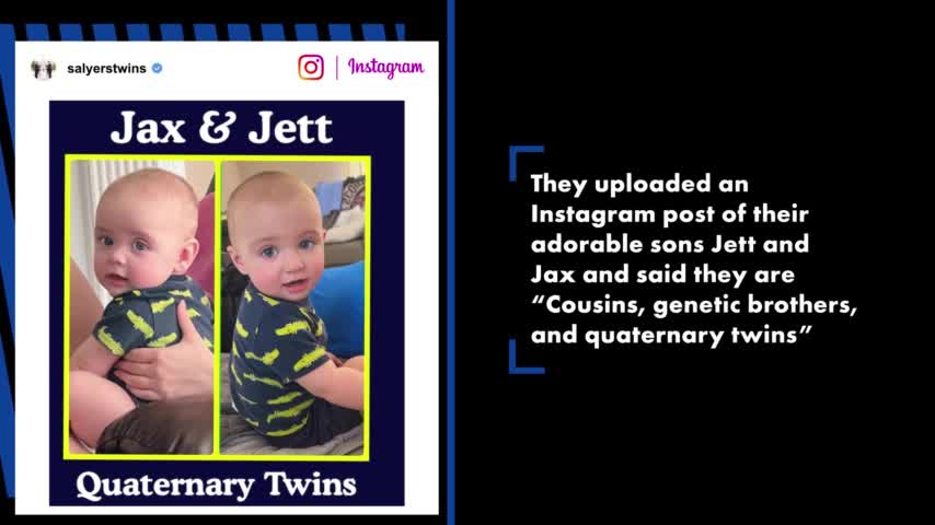 Creepy: We are sisters, with twin sons who are brothers & cousins.