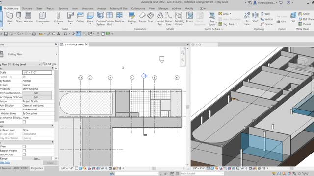 AUTODESK REVIT ARCHITECTURE 2022: ADD CEILING