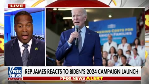 Watch as Rep. John James joins us to respond to Biden's 2024 campaign launch.