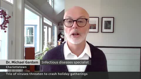 Trio of viruses threatens to crash holiday gatherings