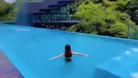 Large swimming pool