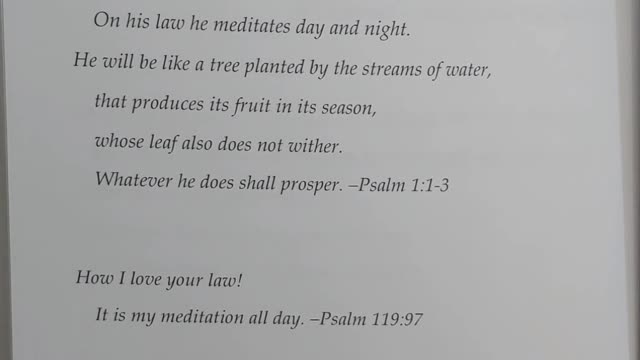 85 Meditate on God's Word?