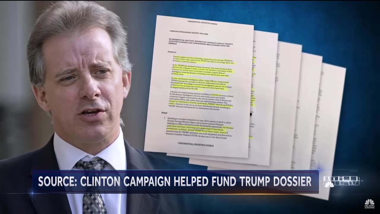 Clinton funded Steele Dossier