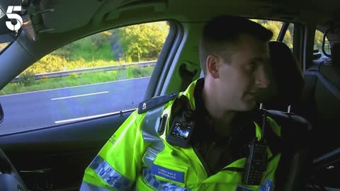 Car Doing 150mph Is Hit With A Driving Ban _ Motorway Cops_ Catching Britain's Speeders _ Channel 5