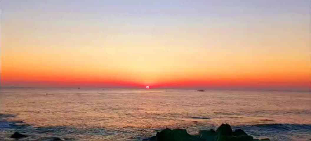 korea east sea sunrise