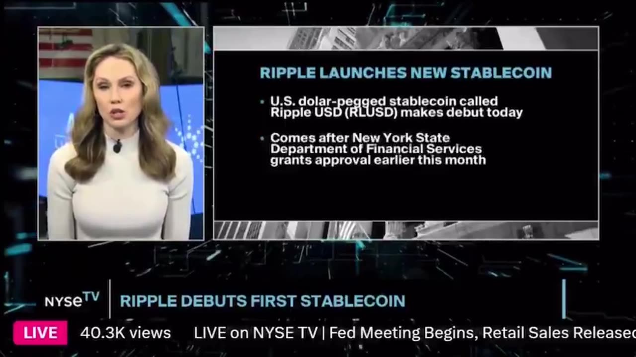 NYSE ANNOUNCES RIPPLE $RLUSD STABLECOIN LAUNCH!