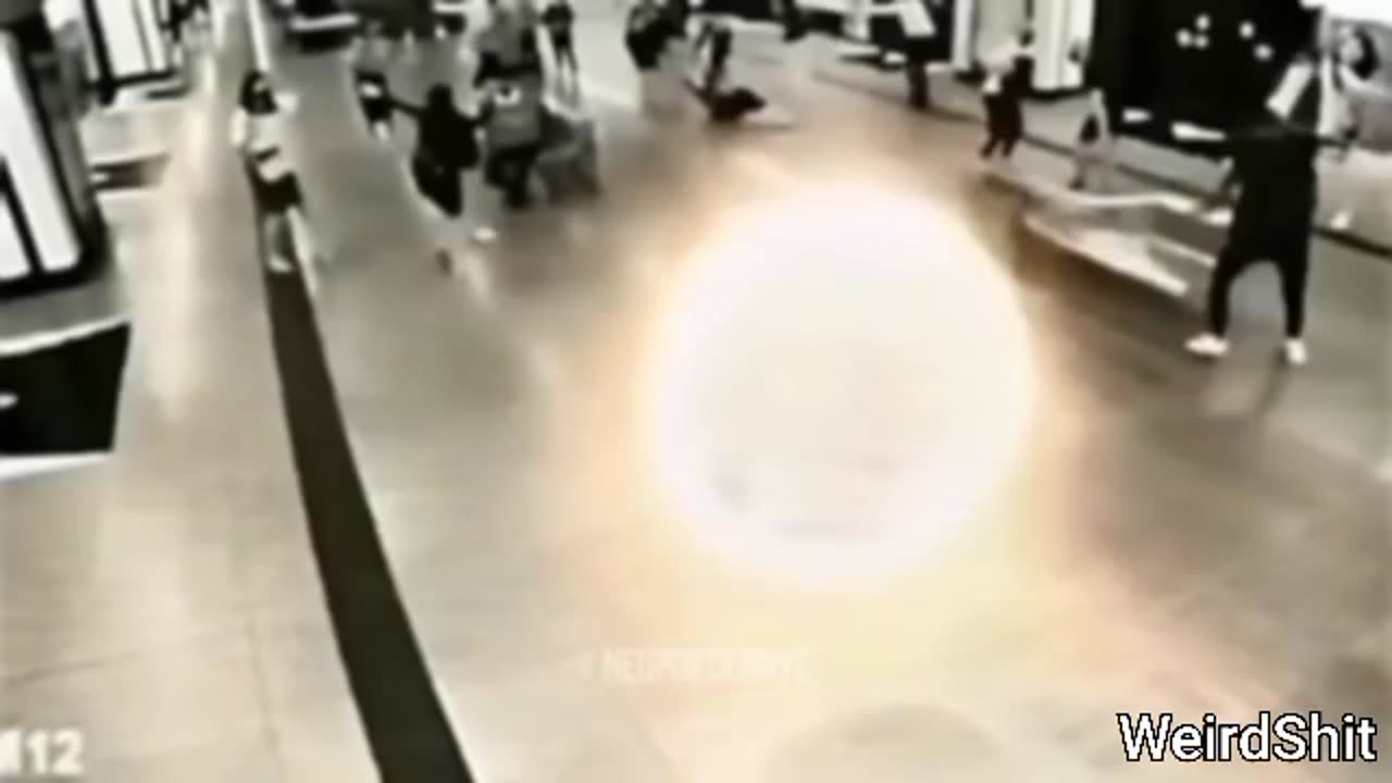 PORTAL OPENING UP IN A TRAIN STATION