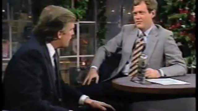 Donald Trump Interview on Letterman, 1986-87