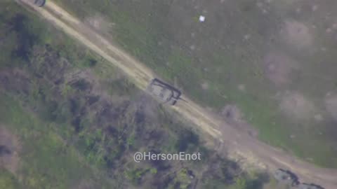 Leopard 2 very front part damaged