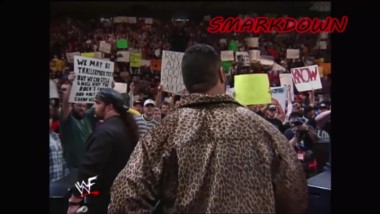 The Rock's 1st Entrance as WWF Champion - RAW November 16 1998 (after Survivor Series)