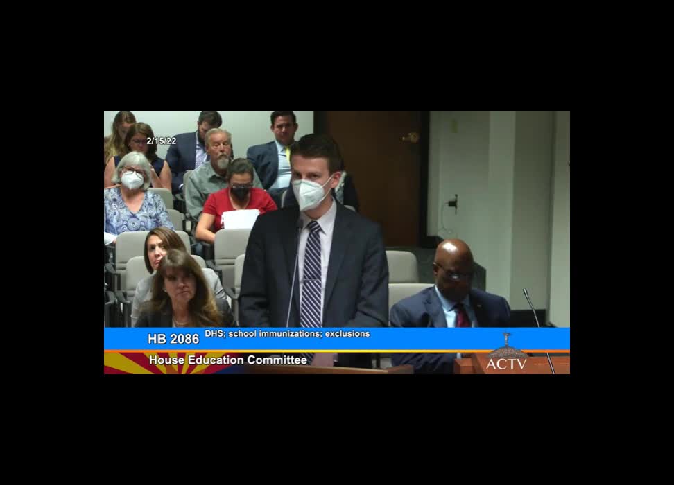Arizona House Education Committee Passes Bill Ending COVID-19 Vaccination Requirement For Schools