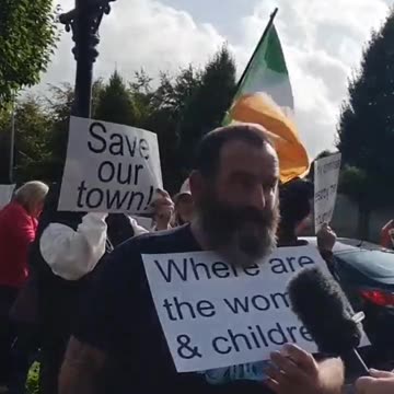 The Irish are fed up with adult male "refugees" being resettled in their towns: