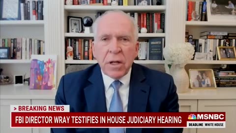 What a surprise John Brennan loves FBI Director Wray.