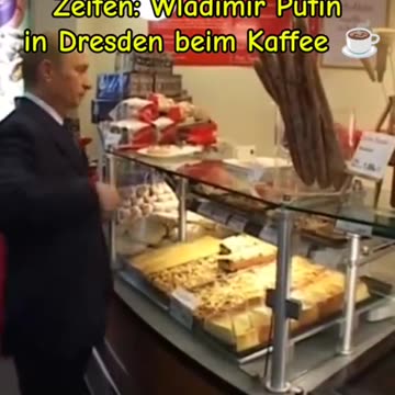 Putin auf Kaffee und Kuchen in Dresden
