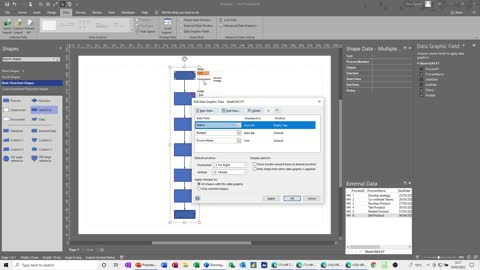 Link Excel Data to Visio