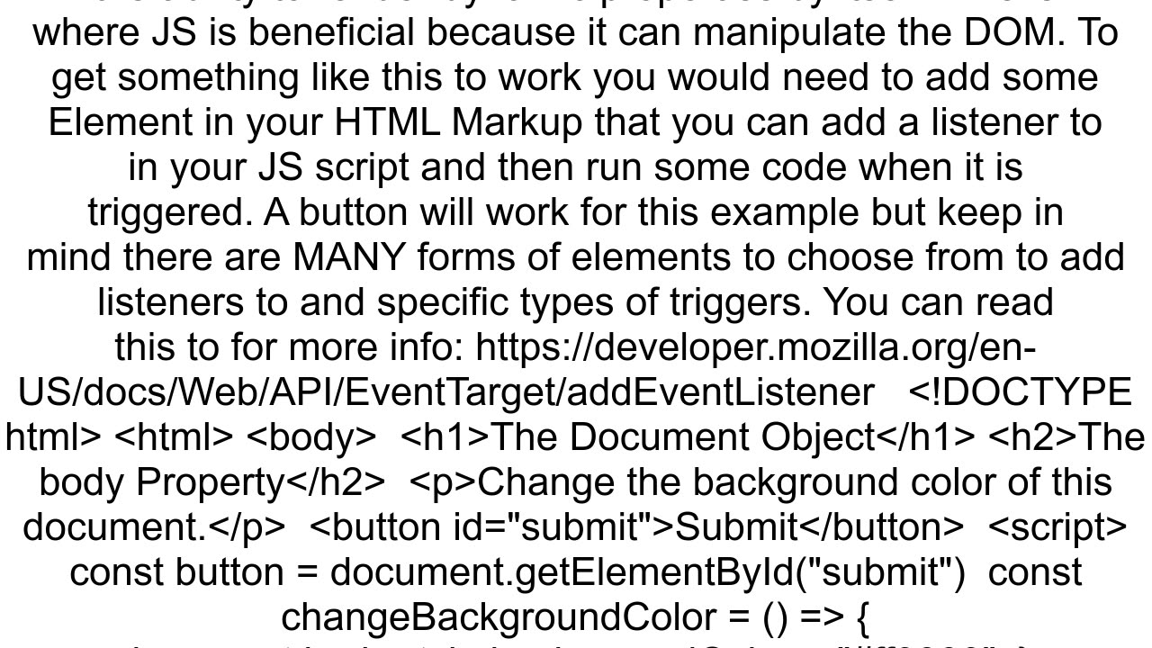 Did I use this JS variable correctly in the html document