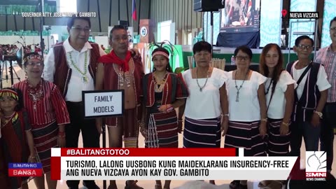 Turismo, lalong uusbong kung maideklarang insurgency-free ang Nueva Vizcaya ayon kay Gov. Gambito