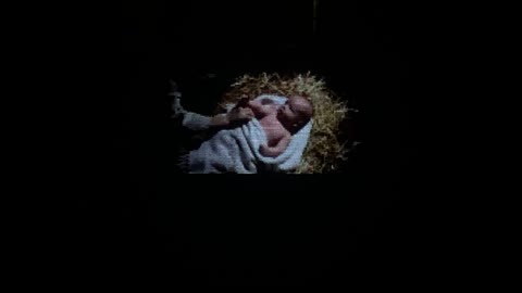 Baby represents Jesus in manger