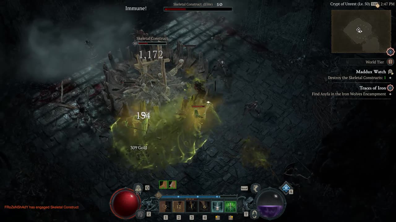 Poison Trap Rogue Build LVL 51! Bursting Through Maddux watch Dungeon On First Attempt! - Diablo IV