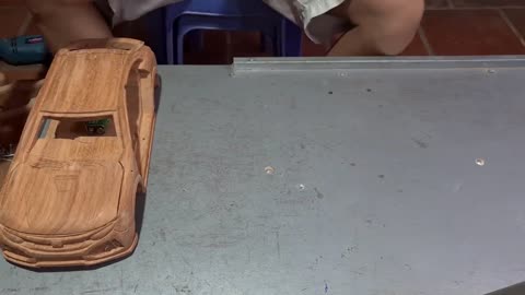 Wood Carving - Honda Civic Type R 2020 ( video 4k ) Woodworking Art DIY