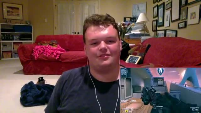 Black Ops 2 Private Match Funny Moments - Terroriser Making Wildcat Rage Reaction