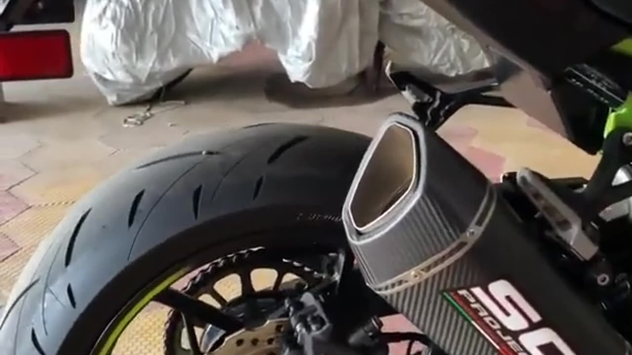 Kawasaki Z900 Full System Sc Project Exhaust Sound Note 🔥😱💯🏁 #viral #scproject #trending #justforfun