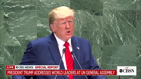 President Trump, UNGA 2019: “The future does not belong to globalists..."