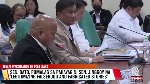 Sen. Bato, pumalag sa pahayag ni Sen. Estrada na pag-entertain umano ng mga kasinungalingan