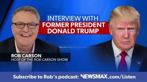 Donald Trump Interview with Rob Carson - July 13. 2023