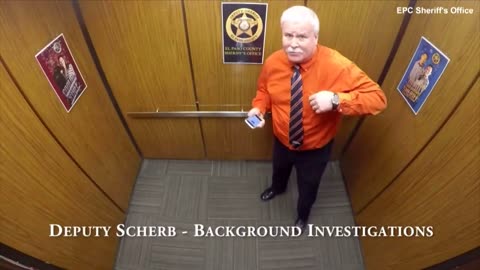 Sheriff's Deputy Gets Caught Dancing in the Office Elevator