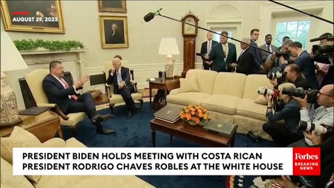 President Biden Holds Meeting With Costa Rican President Rodrigo Chaves Robles At The White House