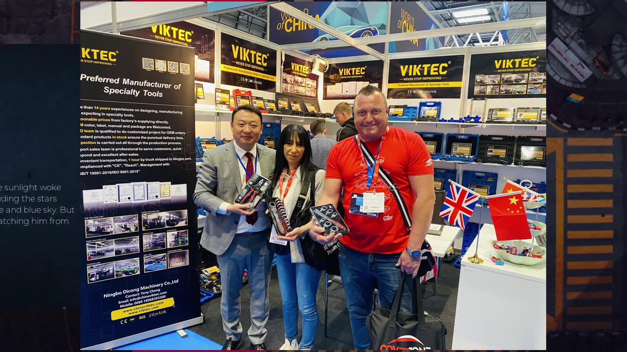 Welcome to VIKTEC's booth. #autotools #BritishExhibition