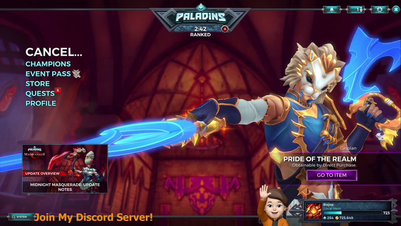 Paladins Ranked 🎮 Free-to-Play Game