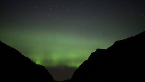 Aurora borealis timelapse