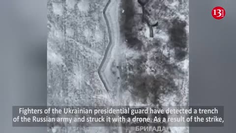 "They throw away their weapons and run away" - drone responds to Russians who fired from trench