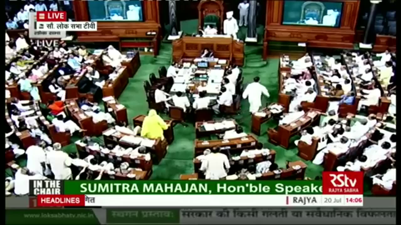 Rahul Gandhiji hugs PM Modiji in Parliament