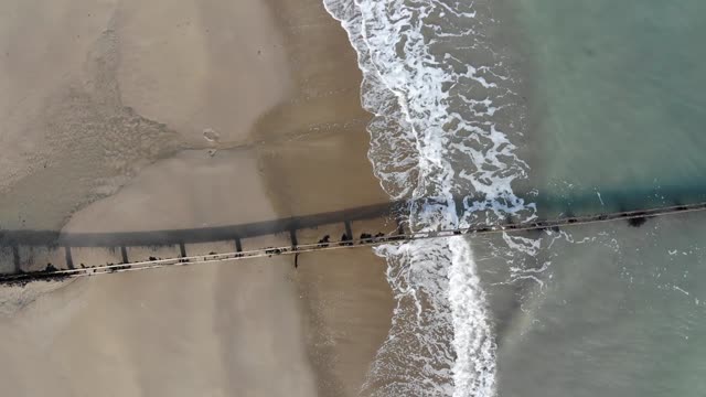 Beach scenery from God's perspective