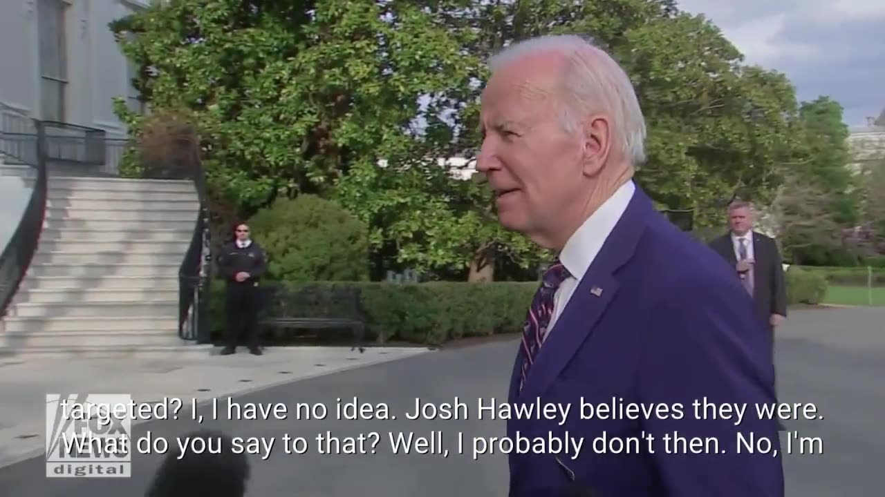 Biden Cracks "Joke" in Response to Question About Nashville School Shooting