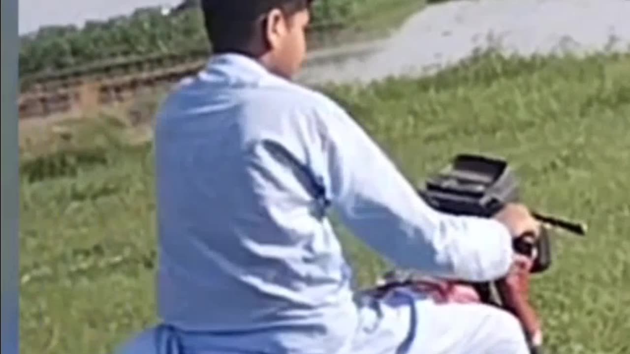 big brother first time drive #enjoy #Funny #pakistan #tiktok #happy time #bic drive
