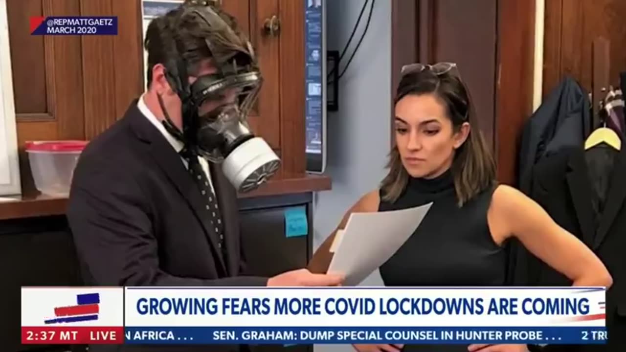 MATT GAETZ ON THE THREAT OF NEW COVID LOCKDOWNS: "IF THEY'RE COMING BACK AGAIN, I THINK WE'RE GOIN